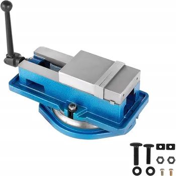 Svěrák SucceBuy Přesné Stolní Svěrák se Základnou 38x25x17CM 15,83KG 19KN