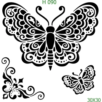 Šablona H 090 - 30 x 30 cm , Nelepící folie