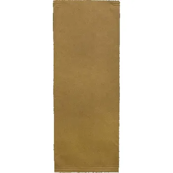 Papírový ubrousek INFIBRA Papírová kapsička na příbory New NATUR s bílým ubrouskem - 125ks