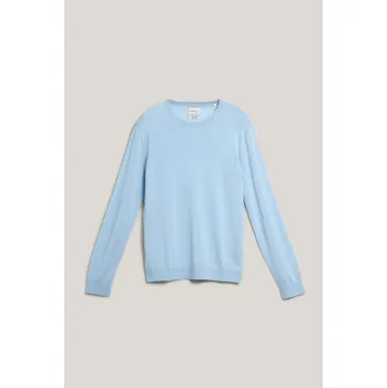 Pánský svetr SVETR GANT EXTRAFINE MERINO WOOL C-NECK FRESH BLUE