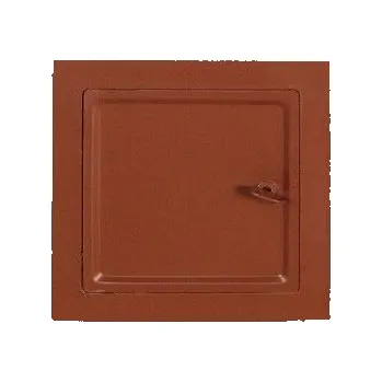 Komínová dvířka Komínová dvířka vybírací 140x140 mm, červená