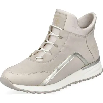 Dámské kozačky Dámská kotníková obuv RIEKER X8083-60 béžová W5 40