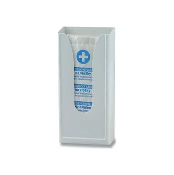 Zásobník na papírové ručníky Zásobník na papírové hygienické sáčky - Hygobox bílý, plast