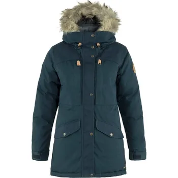 péřová bunda dámská FJÄLLRÄVEN Singi Down Jacket W Dark Navy - S