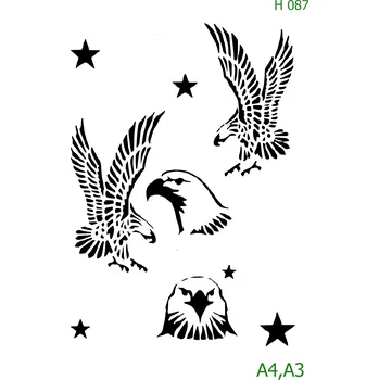 Šablona H 087 - A3 , Nelepící folie