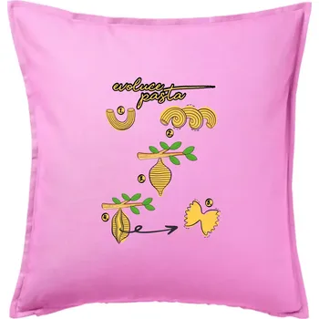 Polštář Evoluce pasta - Polštář 50x50 - 50x50 - Pouze potah ( Růžová )