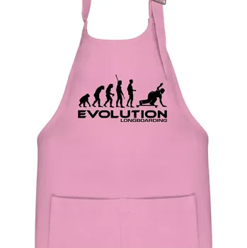 Kuchyňská zástěra Evoluce longboard - Dětská zástěra na vaření - Univerzální velikost ( Růžová )