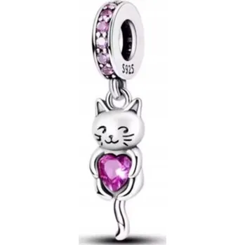 Přívěsek Přívěsek Charms kočka kotě stříbro 925