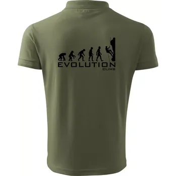 Pánská košile Evolution Climb - Polokošile pánská Pique Polo 203 - M ( Khaki )