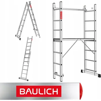 Žebřík Hliníkový Žebřík Baulich 2 x 7 do 150 kg