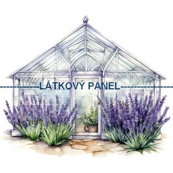 Látkový panel - Levandule - LE-66 Velikost: 15x15cm, Materiál: Úplet