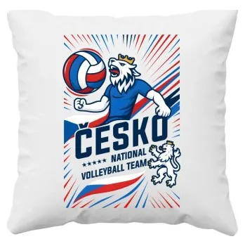 Žertovný předmět Česko - national volleyball team - polštář s potiskem- Tričkový.cz