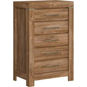 Komoda Komoda Gent - Black Red White - BRW Dub Stirling 70x110 cm