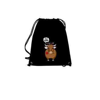 Sportovní vak Bastard Kráva a bejk vak Black