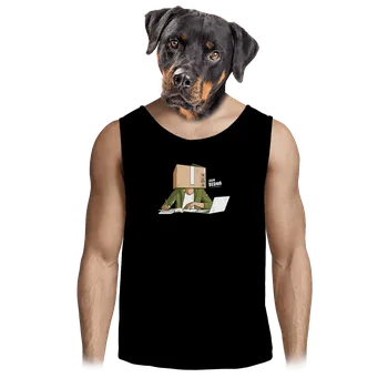 Pánské tílko Bastard Jsem bedna pánské tílko Black