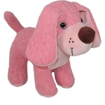 plyšák Vizopol Pejsek růžový 25 cm