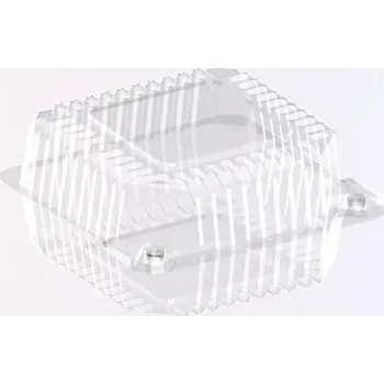 Jednorázové nádobí Krabička rPET s víkem 560/460 ml K24 - 50 ks