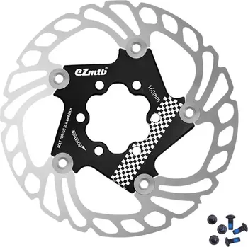 Brzda na kolo EZmtb EZmtb Brake Disc brzdový kotouč, 6děr, černá průměr kotouče 160 mm