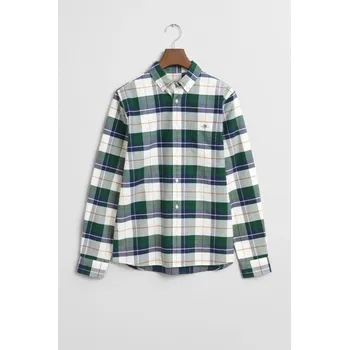 Dívčí košile KOŠILE GANT OXFORD CHECKED SHIRT FOREST GREEN
