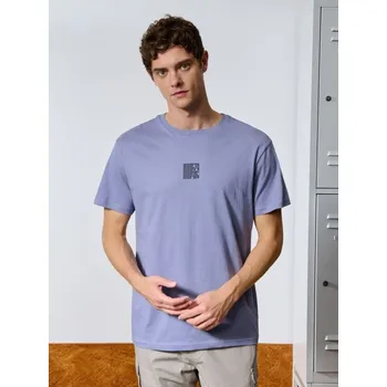 Sinsay - Tričko s potiskem - levandulová - 557EY-04X - 557EY-04X-XS