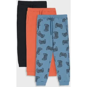 Chlapecké kalhoty Sinsay - Sada 3 kalhot joggers - oranžová - 015FT-22X - 015FT-22X-134