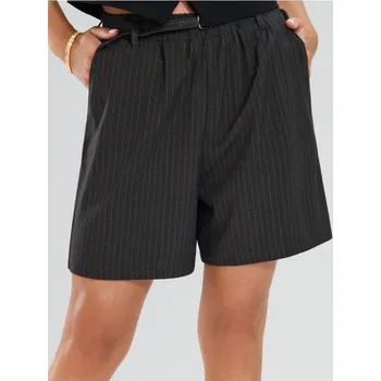 Dámské kraťasy Sinsay - Kraťasy s páskem k uvázání - šedá - 119FJ-90P - 119FJ-90P-S