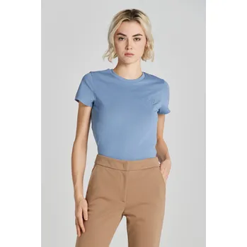 Dámské tričko TRIČKO GANT REG TONAL SHIELD SS T-SHIRT BLUE WATER