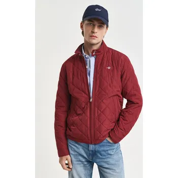 Pánské oblečení BUNDA GANT QUILTED WINDCHEATER PLUMPED RED