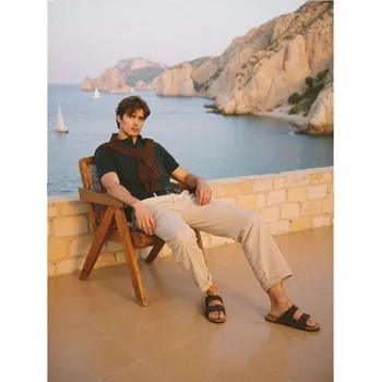 Pánské tričko Sinsay - Polo - zelená - 612EY-67X - 612EY-67X-L