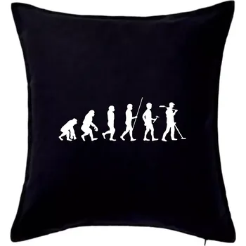 Polštář Evoluce detektor - Polštář 50x50 - 50x50 - Pouze potah ( Černá )