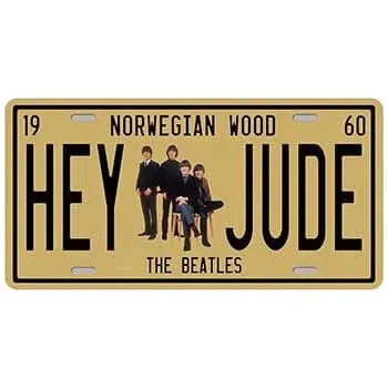 Obraz Plechová cedule Beatles