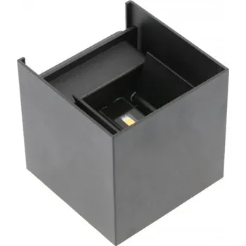 Svítidlo LED MISSOURI-K, 7 W, 540 lm, AC 220–240 V, 50/60 Hz, PF 0,5, Ra≥80, IP54, IK08, 4000 K, čtverec, černé