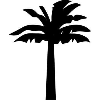 Samolepící dekorace Samolepka na stěnu zeď s palmou 4r