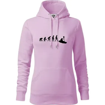 Dámská mikina Evoluce kajak - Mikina dámská Cape s kapucí - XS ( Orchid )