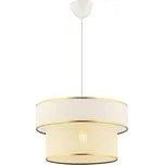 Lustr na lanku ERO 1xE27/60W/230V krémová/zlatá