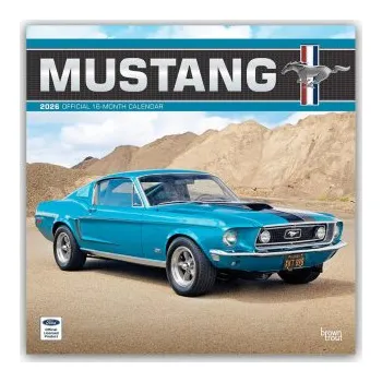 Diář Mustang - Ford Mustang 2026 - 16-Monatskalender (EN)