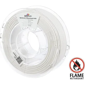 3D tisk Filament Spectrum FlameGuard ASA 275 1.75mm Polar White 0.25kg