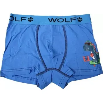 Chlapecké spodní prádlo Dětské boxerky WOLF L2281B modré vel.110/116,122/128