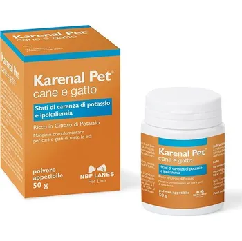 NBF Lanes karenal pet pes a kočka chutný 50 g nedostatek draslíku a hypokalémie