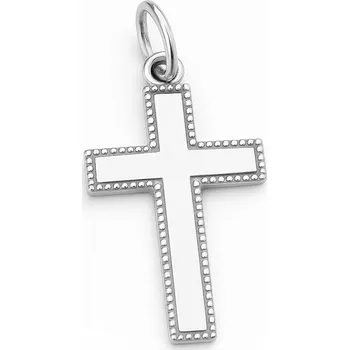 Přívěsek Zlatý 585/1000 přívěs z bílého zlata křížek 864Bp