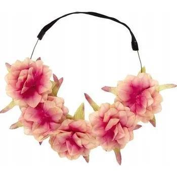 Čelenka hippie s květinami - jaro