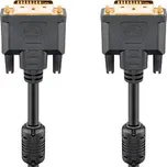 GOOBAY Kabel DVI-D (24+1) vidlice, z obou stran 10m barva černá