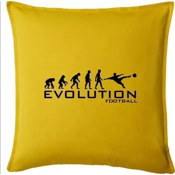 Polštář Evolution Football - Polštář 50x50 - 50x50 - Pouze potah ( Žlutá )