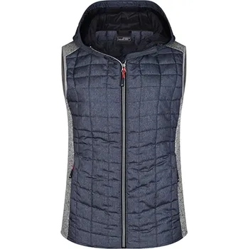 Dámská vesta James&amp;Nicholson Dámská vesta JN767 Light Melange-Anthracite Melange XL