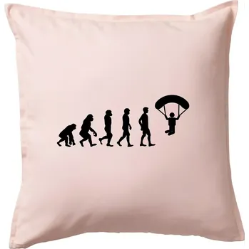 Polštář Evoluce paragliding - Polštář 50x50 - 50x50 - Pouze potah ( Světle růžová )