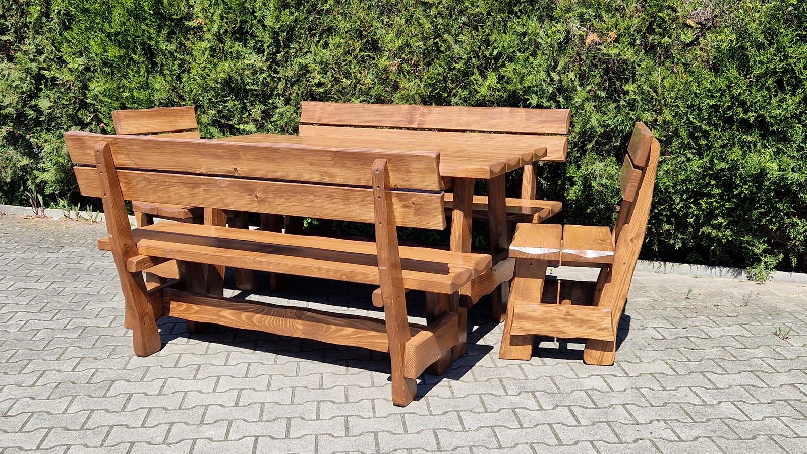 Masivní zahradní nábytek 1,60 m