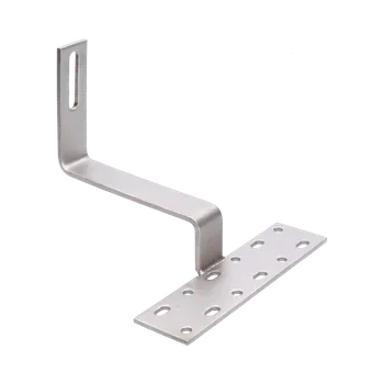 Střešní hák navržený pro zakřivené krytiny (betonové nebo keramické) Doporučujeme jej použít pro solární profily s boční montáží. Nerez A2, fotovoltaika