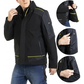 Pánská softshellová bunda Pánská pracovní bunda Softshell 3v1 s odepínací vestou, větruodolná Rica Lewis XXL