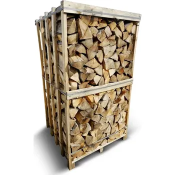 Tuhé palivo Jacer Tvrdé palivové štípané dřevo, rovnané v dřevěné kleci 33cm palivové dřevo štípané TVRDÉ BUK/DUB rovnané 1,7 prmr Palivo