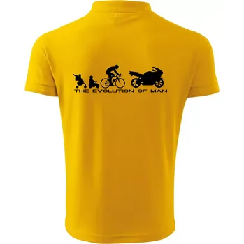 Pánská košile Evolution of man (supersport) - Polokošile pánská Pique Polo 203 - L ( Žlutá )